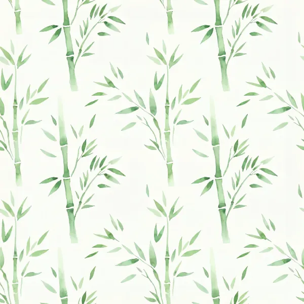 우아한 대나무 잎 패턴 Image