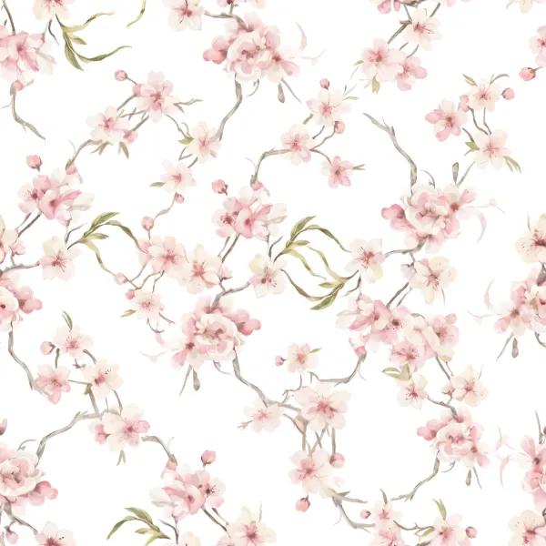 섬세한 꽃 패턴 Image