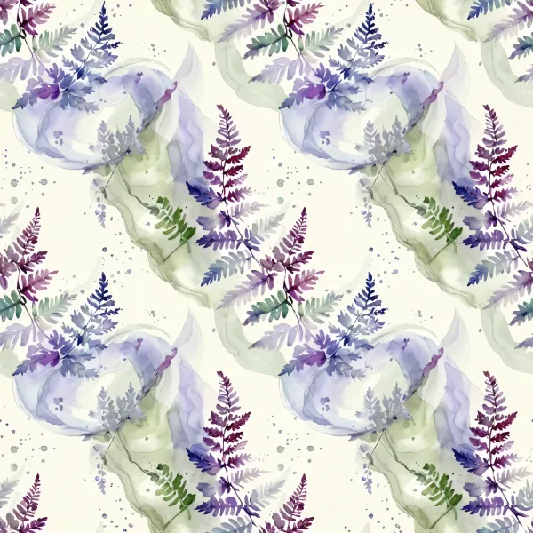 우아한 수채화 꽃 디자인 Image