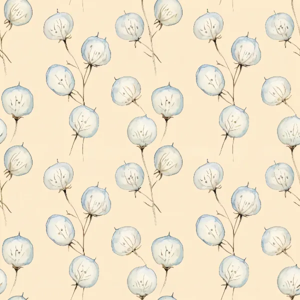 섬세한 면꽃 패턴 Image