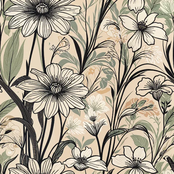 우아한 꽃 배열 Image