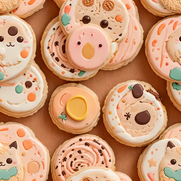 귀여운 동물 쿠키 디자인 Image
