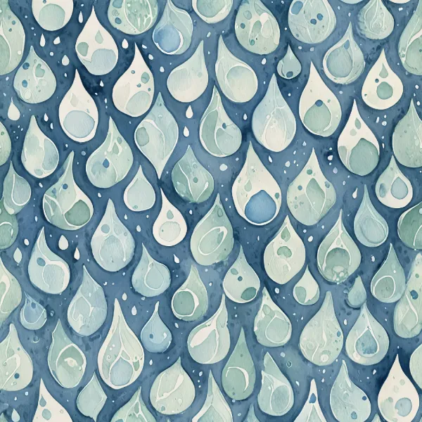 부드러운 빗방울 패턴 Image