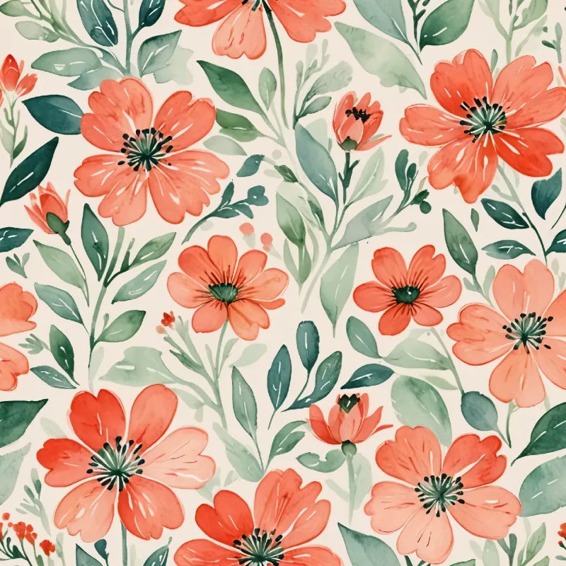 Vibrant Floral Pattern Image