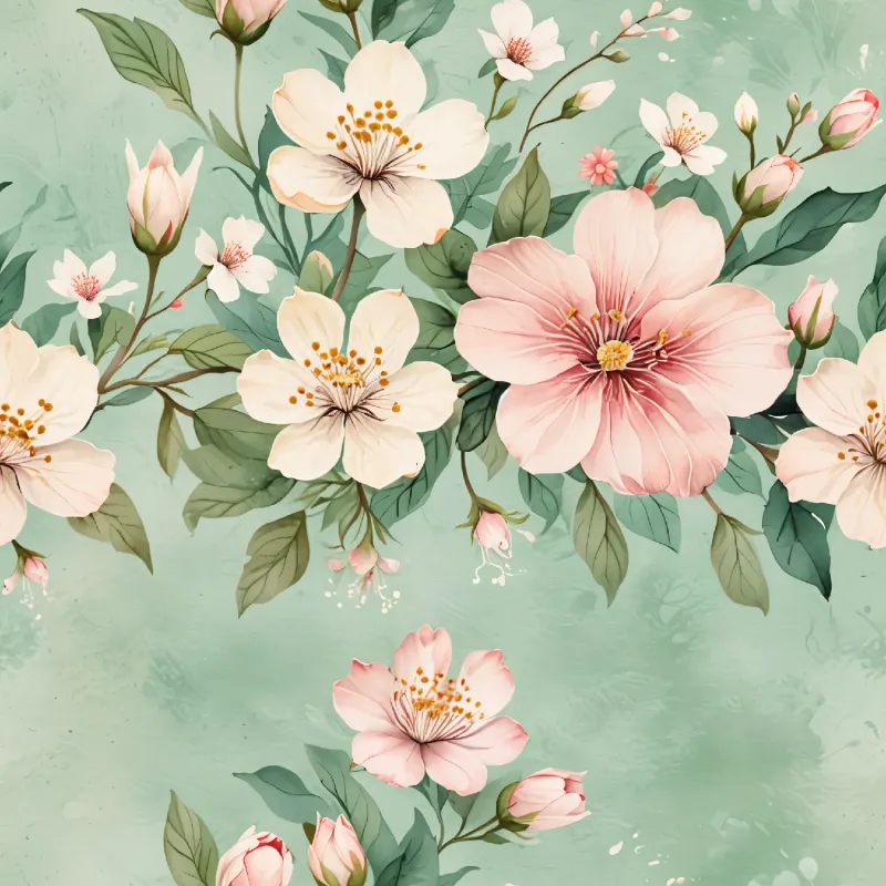 Charming Floral Blossom Design Image