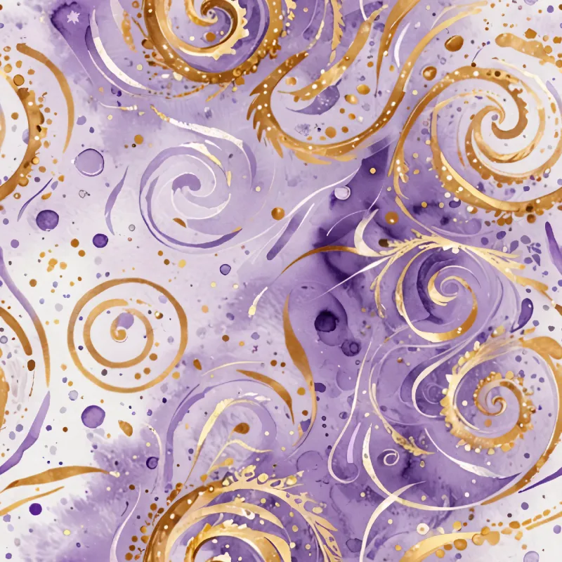 Elegant Purple Swirl Design Image