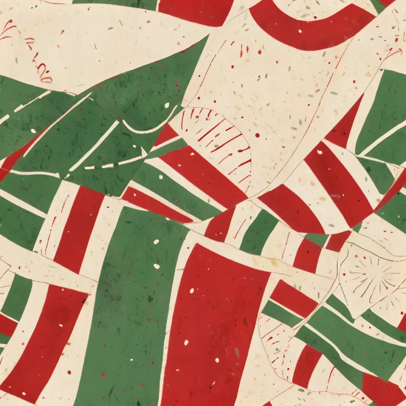 Festive Christmas Stripes Design Image