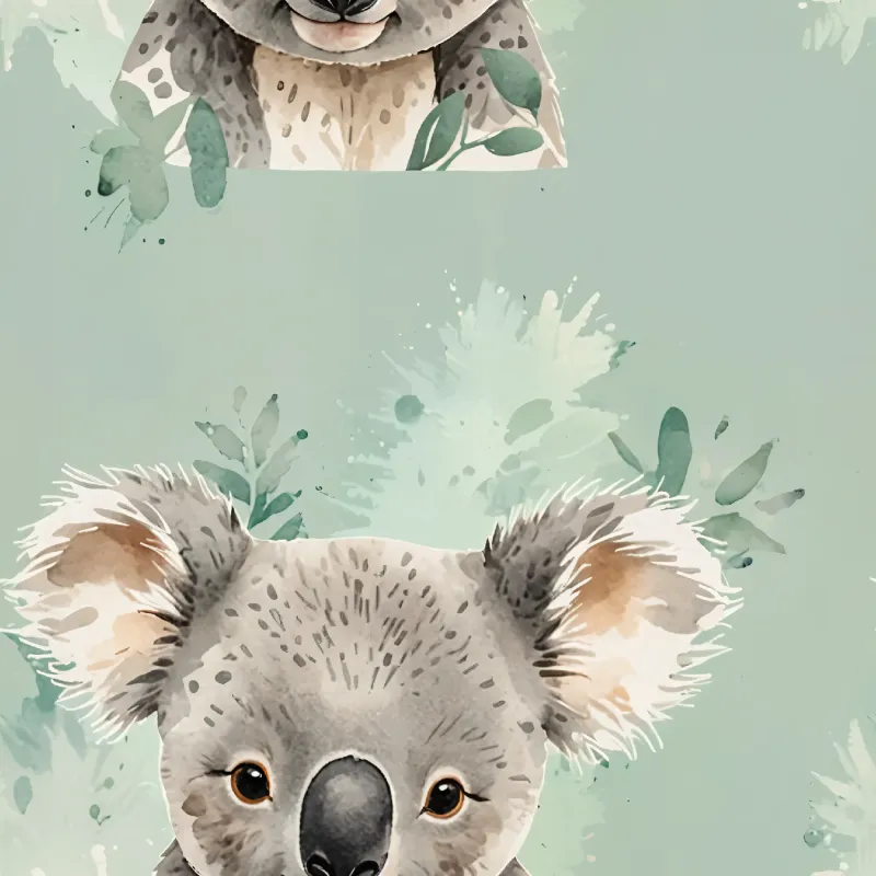 Cute Koala Animal Pattern Image