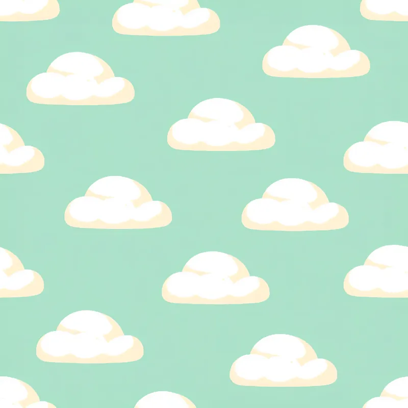 Playful Cloud Pattern Image