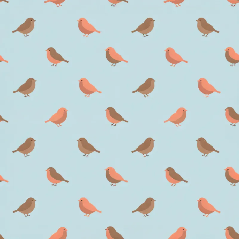 Charming Bird Pattern Design Image