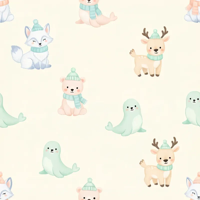 Adorable Animal Pattern Image