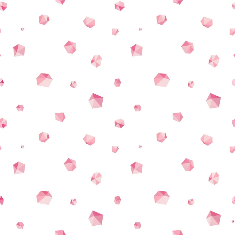 Charming Pink Hexagon Pattern Image