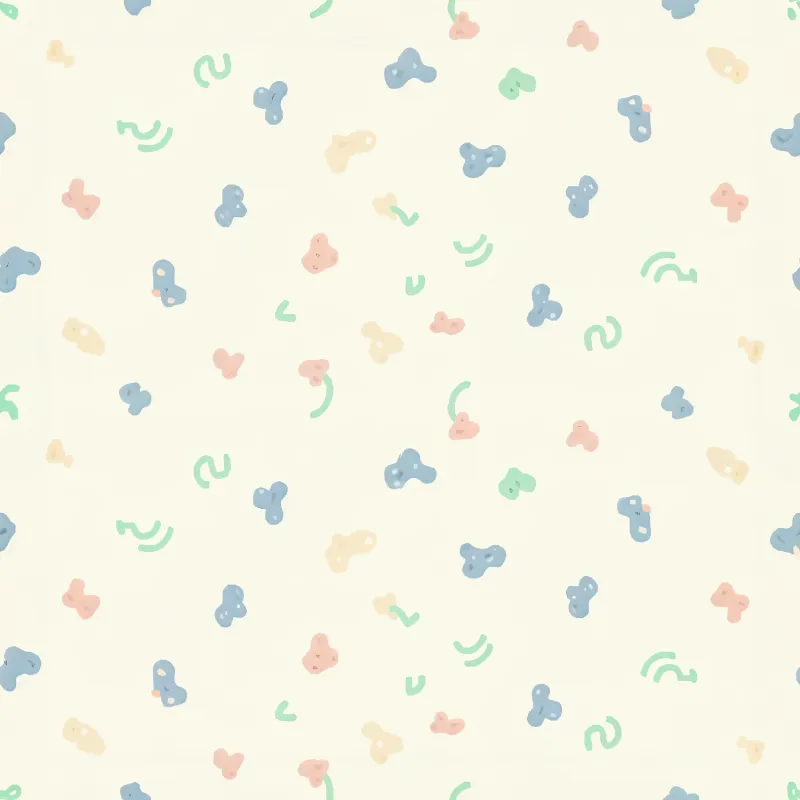 Whimsical Colorful Scribbles Image