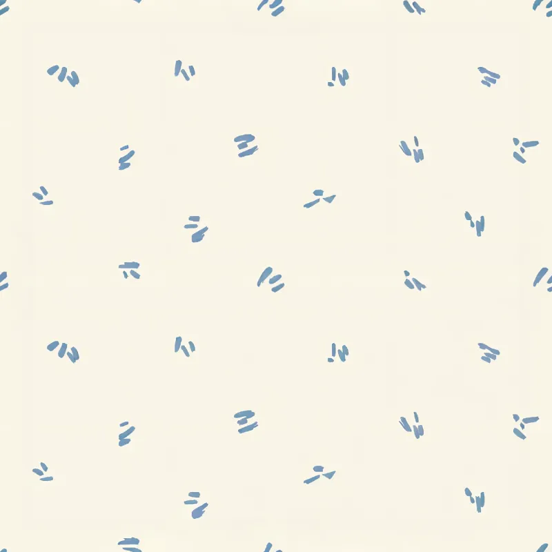 Delicate Blue Leaf Pattern Image
