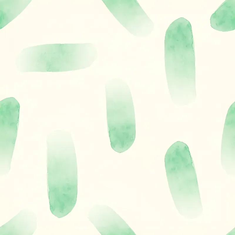 Soft Green Leaf Pattern Image