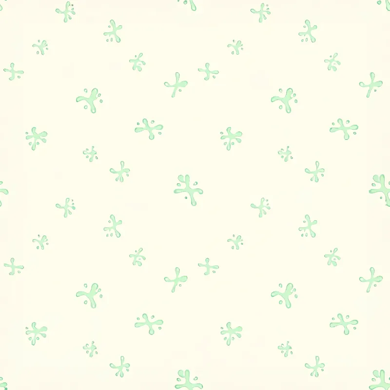 Delicate Green Leaves Pattern Image