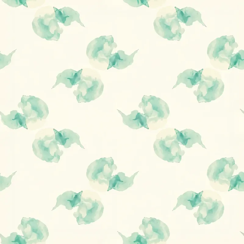 Gentle Watercolor Waves Design Image