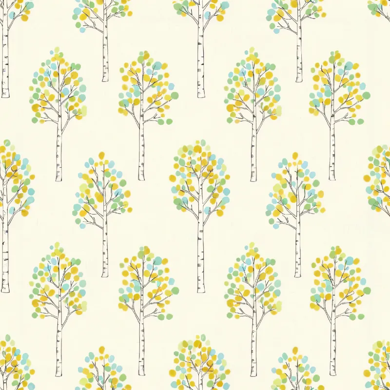 Whimsical Tree Pattern Image