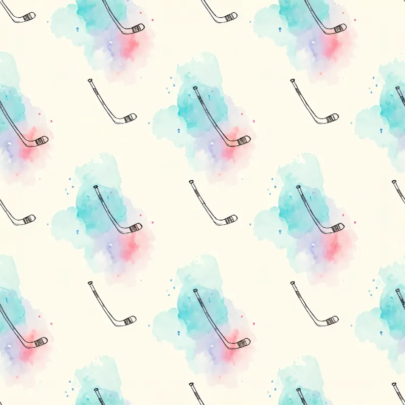 Watercolor Paint Splatter Design Image