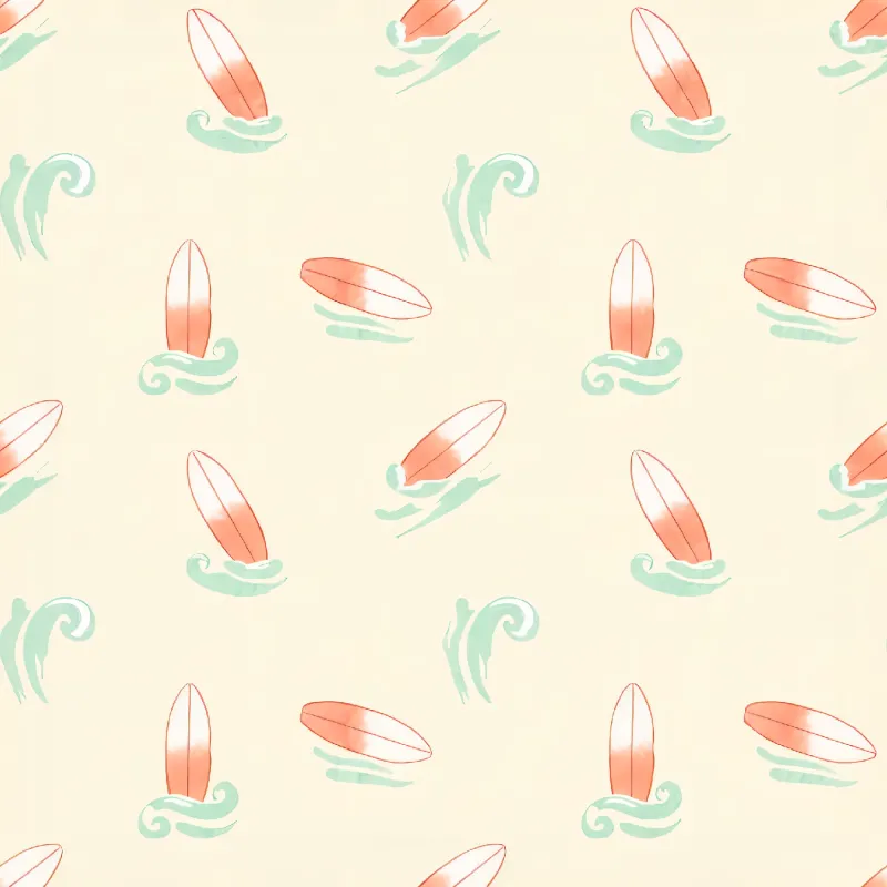 Surfing Waves Pattern Image