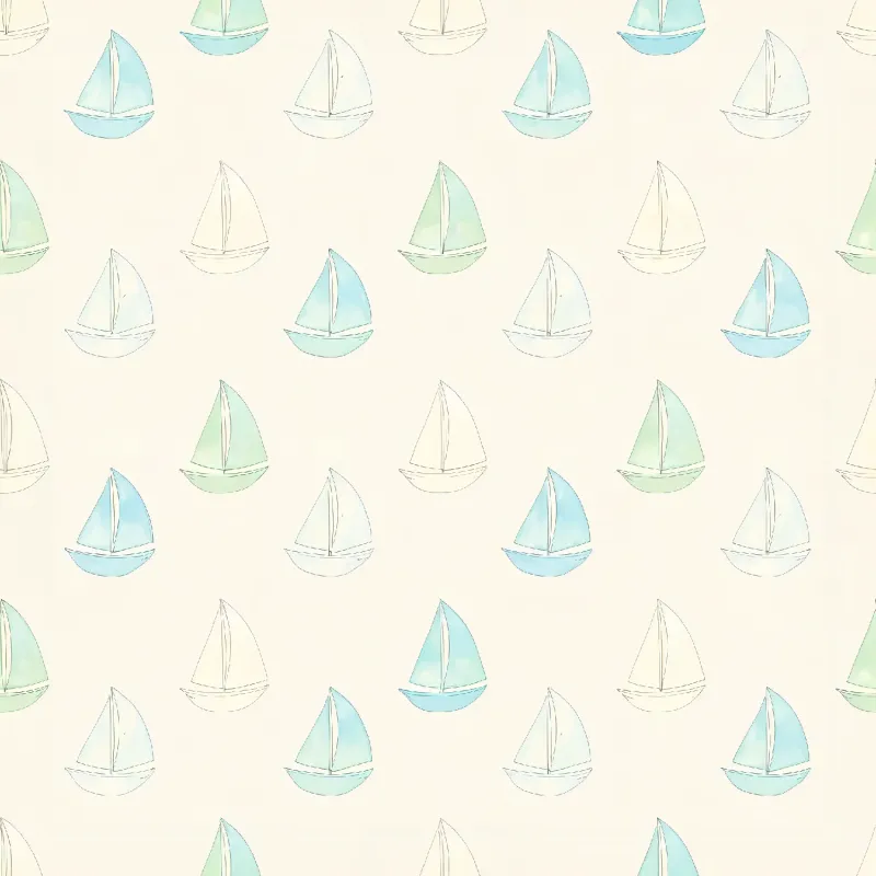 Calming Sailboat Pattern Image