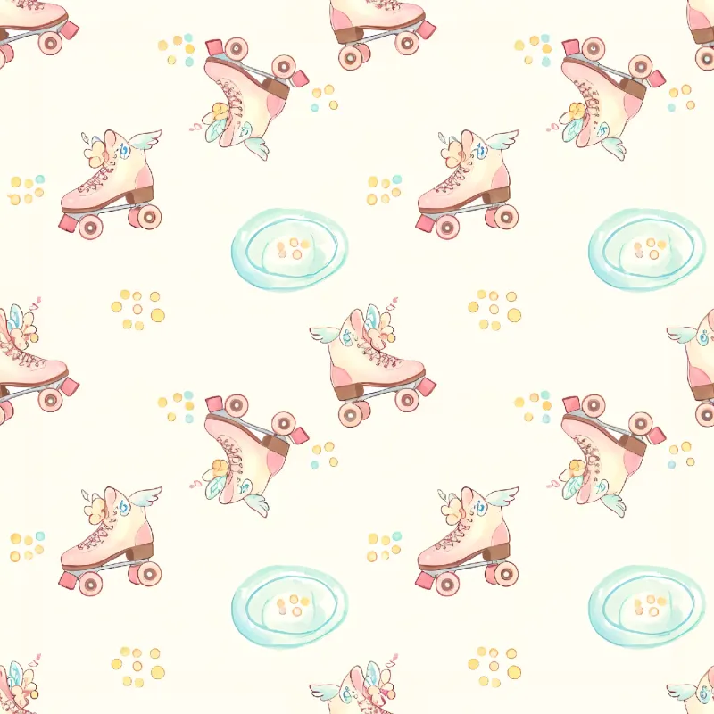 Whimsical Skating Unicorns Image