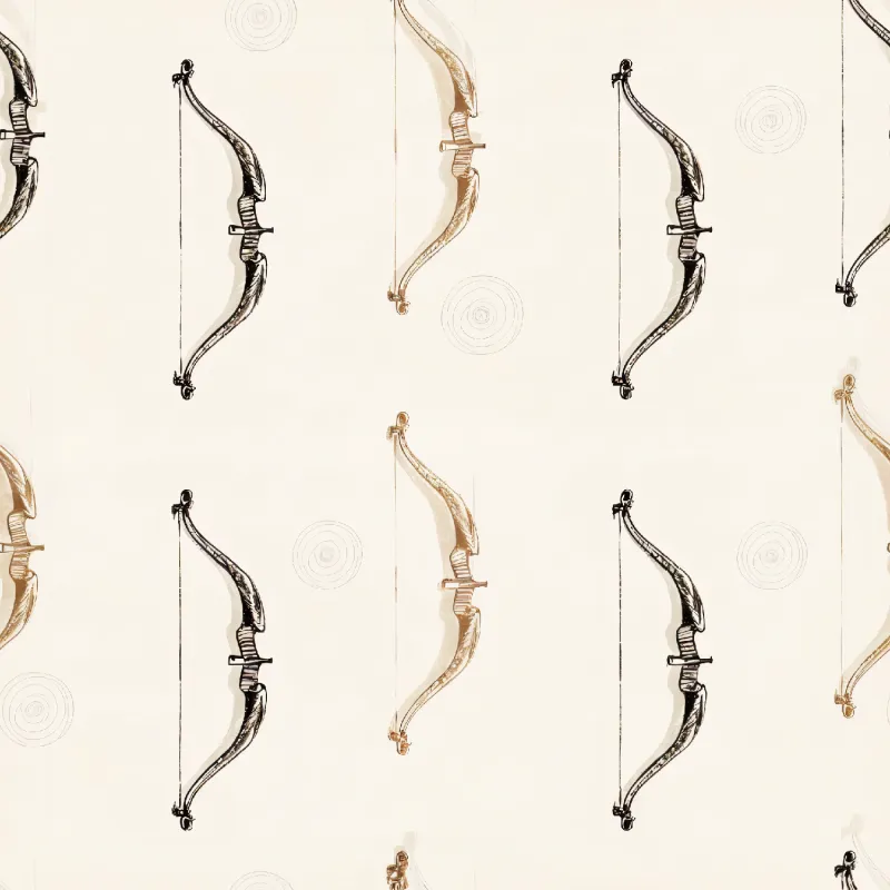 Vintage Bow Pattern Design Image