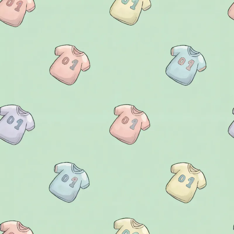 Cute Baby Clothes Pattern Image