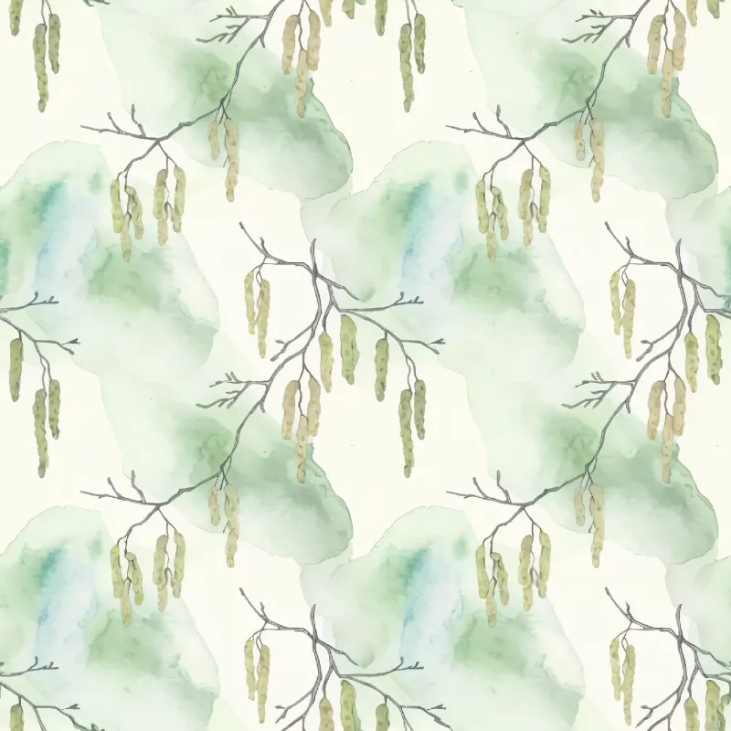 Elegant Leaf Branch Pattern Image