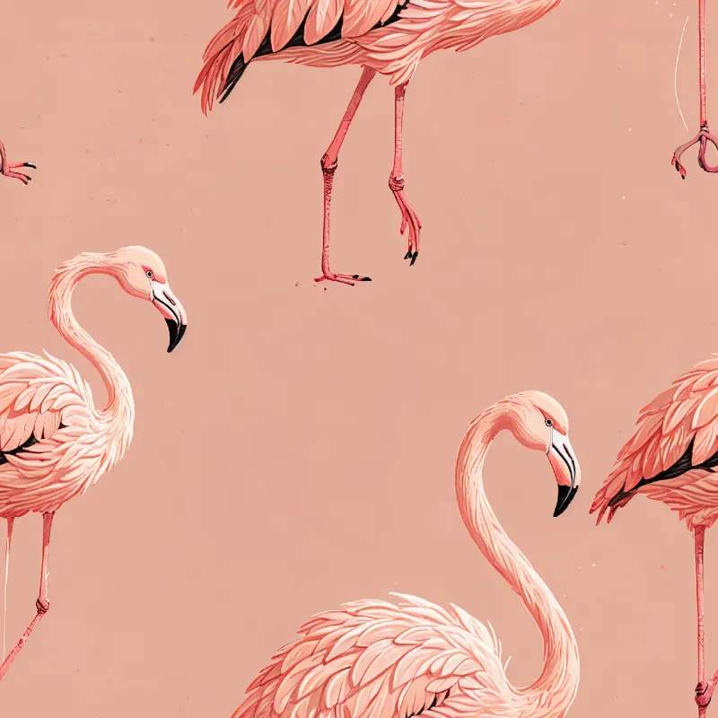 Elegant Flamingo Pattern Image