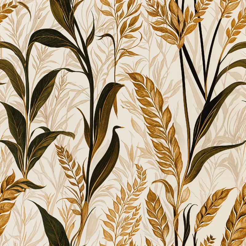 Elegant Botanical Leaf Pattern Image