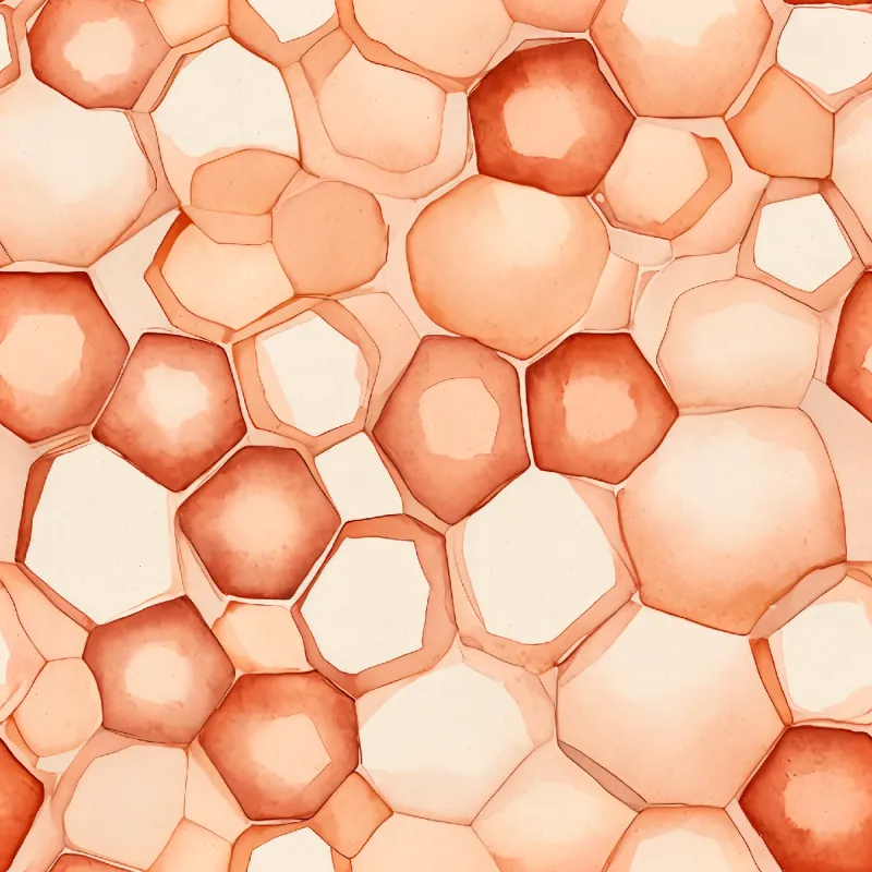 Warm Honeycomb Texture Design Image