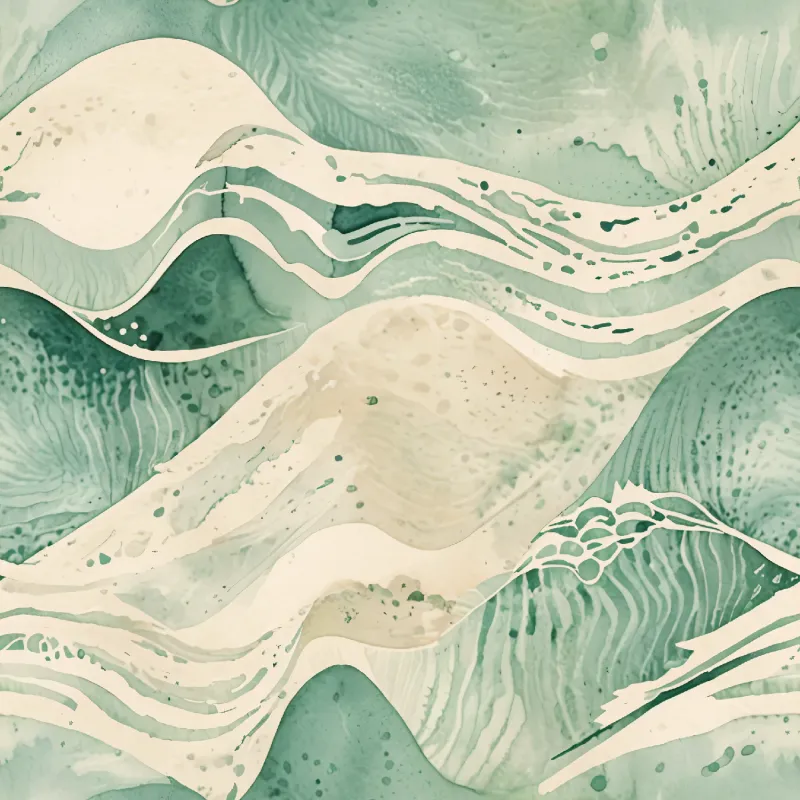 Calm Ocean Wave Pattern Image