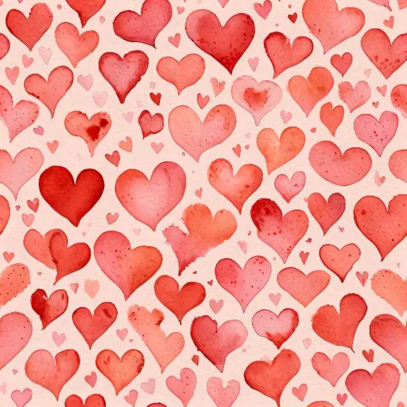 Charming Heart Pattern Image