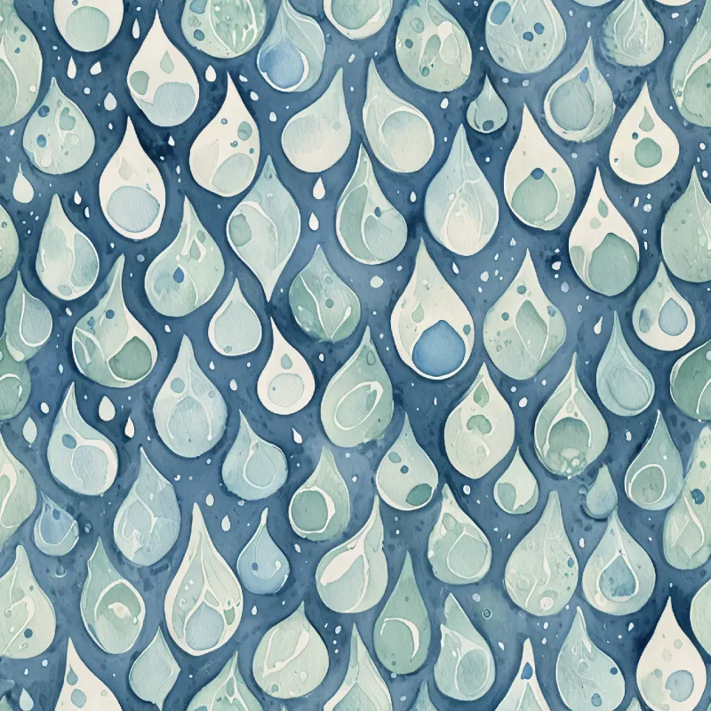 Gentle Rain Droplet Pattern Image